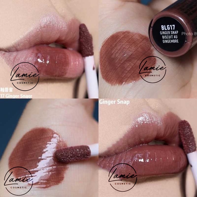 Son Nyx Butter Gloss Ginger Snap, Pralline 16, 17, Brownie Dip