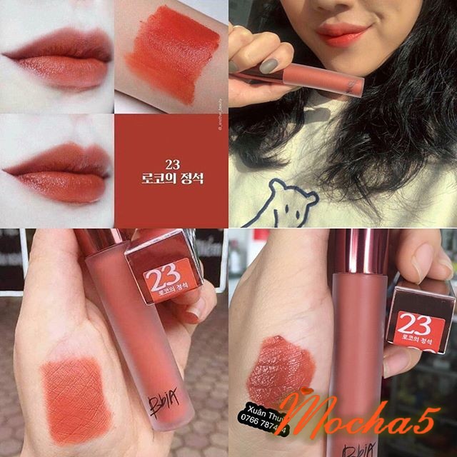 Son kem siêu lì môi Lasting Velvet Hàn Quốc màu 12-13-23