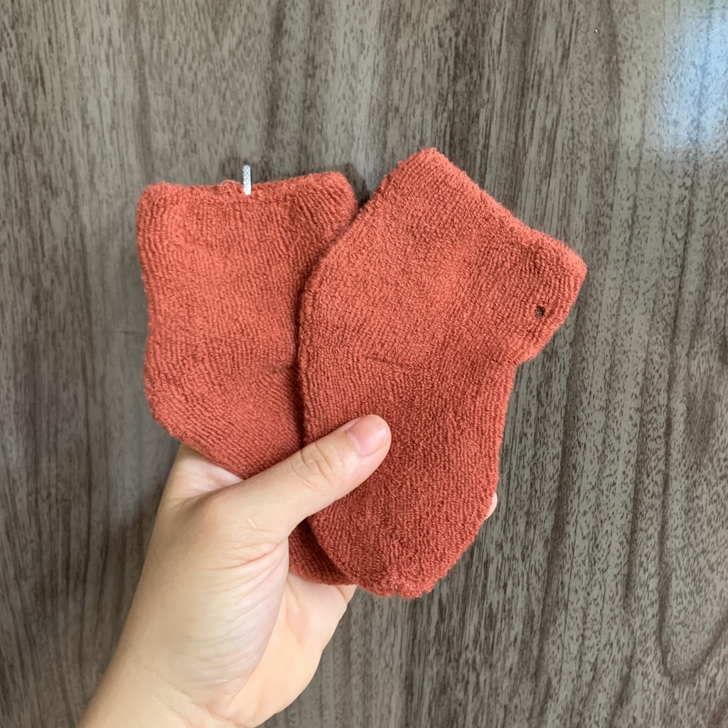 Set 3 đôi tất lông xù cho bé siêu ấm len cừu 1-6 tuổi