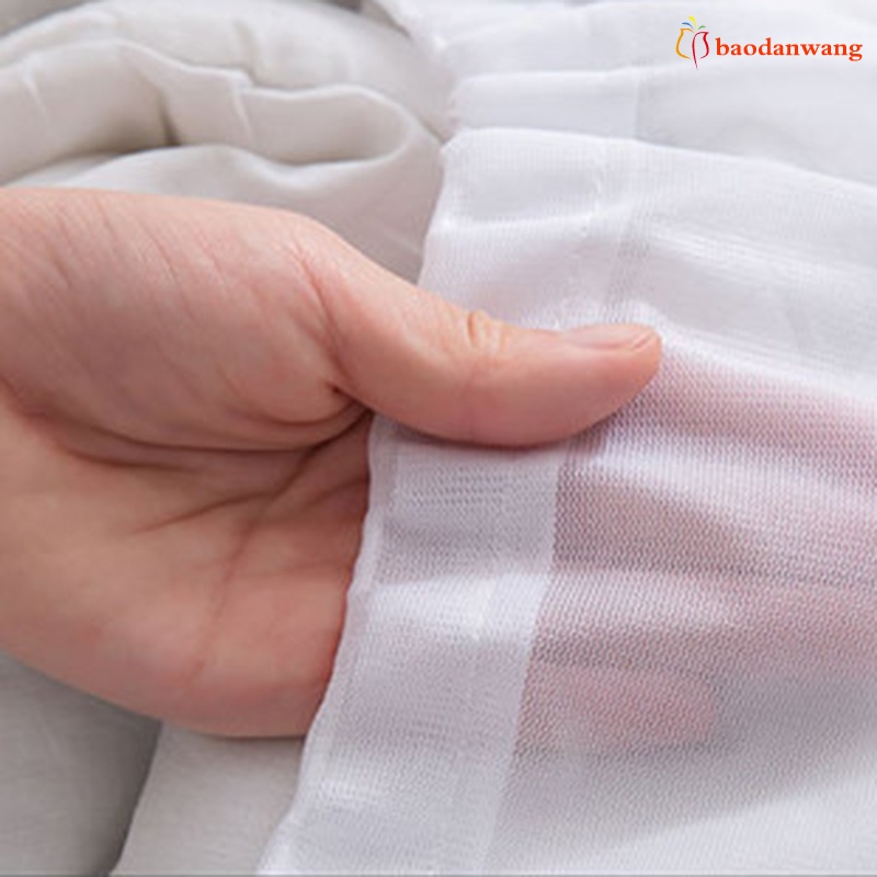 Túi giặt đồ lưới lớn thiết kế dây rút bằng nylon 3 kích thước