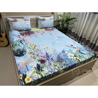 Bộ Drap Thun Lạnh Ý 5D