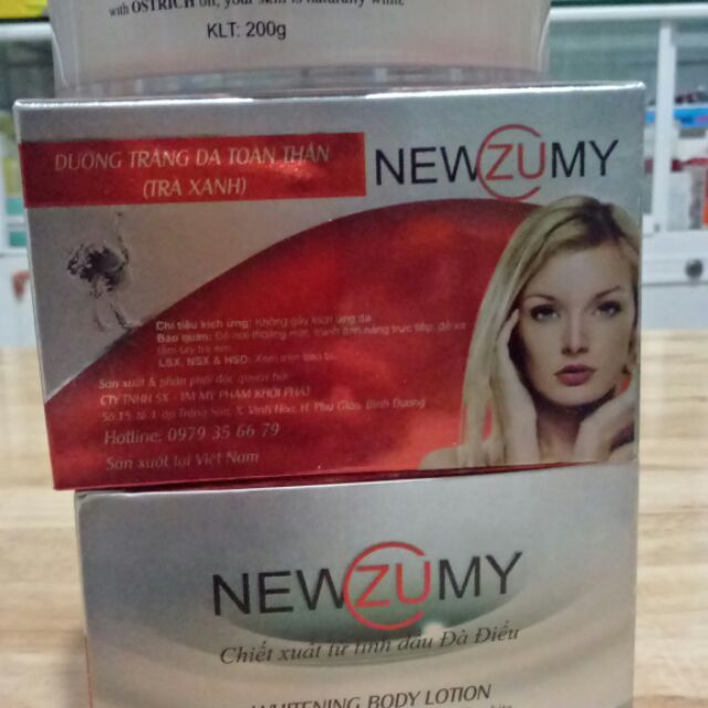 Kem body NEWZUMY 180.000đ - 319.000