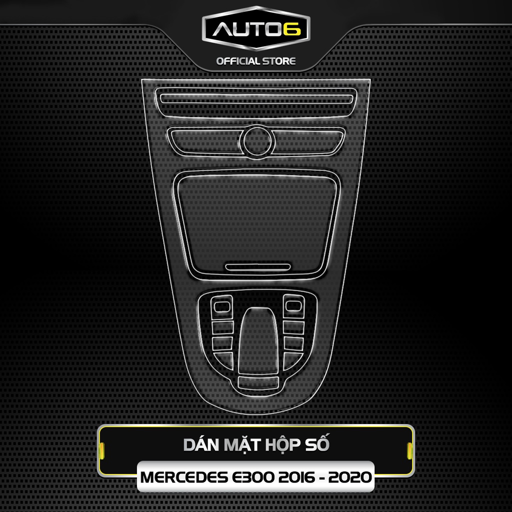 Bộ 2 chi tiết Film PPF trong suốt dán xe MERCEDES E300 2016-2020 chống xước bảo vệ nội thất ô tô - AUTO6