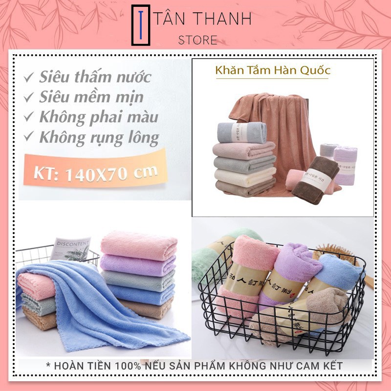 Khăn tắm❤️SALE❤️Khăn quấn người lông cừu Xuất HÀN CAO CẤP Khổ Lớn Siêu Mềm Mại thấm nước cực  nhanh màu sắc đa dạng