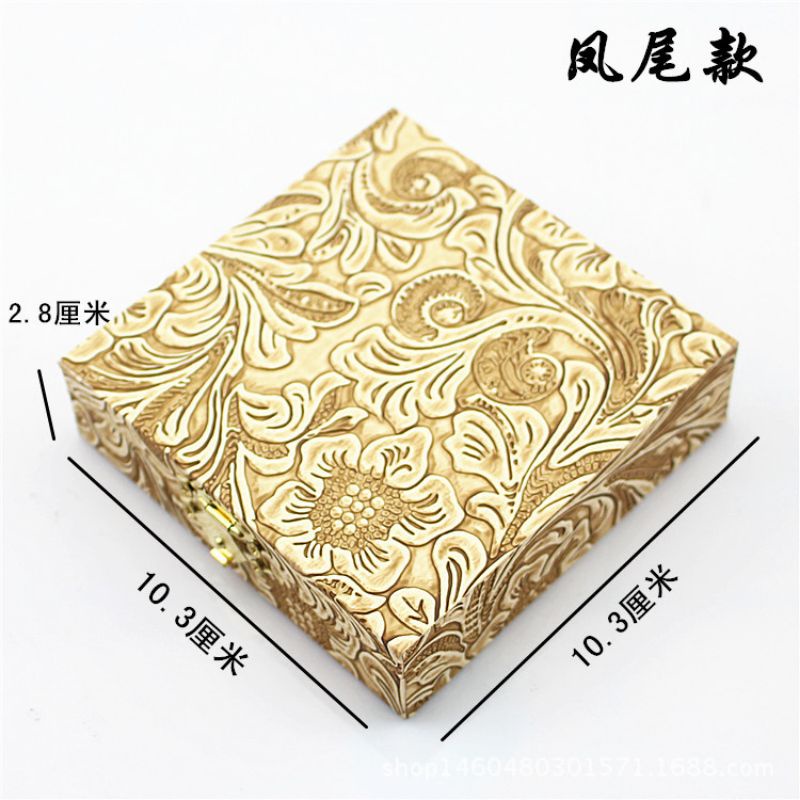 hộp gấm đựng vòng tay size 10x10cm