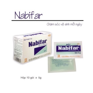 Muối Nabifar rửa vệ sinh