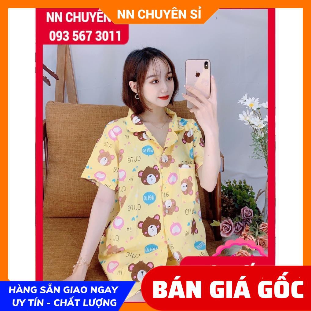 ĐỒ BỘ PIJAMA ĐÙI IN HÌNH HOẠT HÌNH ⚡ẢNH THẬT CHỤP TẠI SHOP⚡ ĐỒ BỘ ĐÙI IN HÌNH BKT187