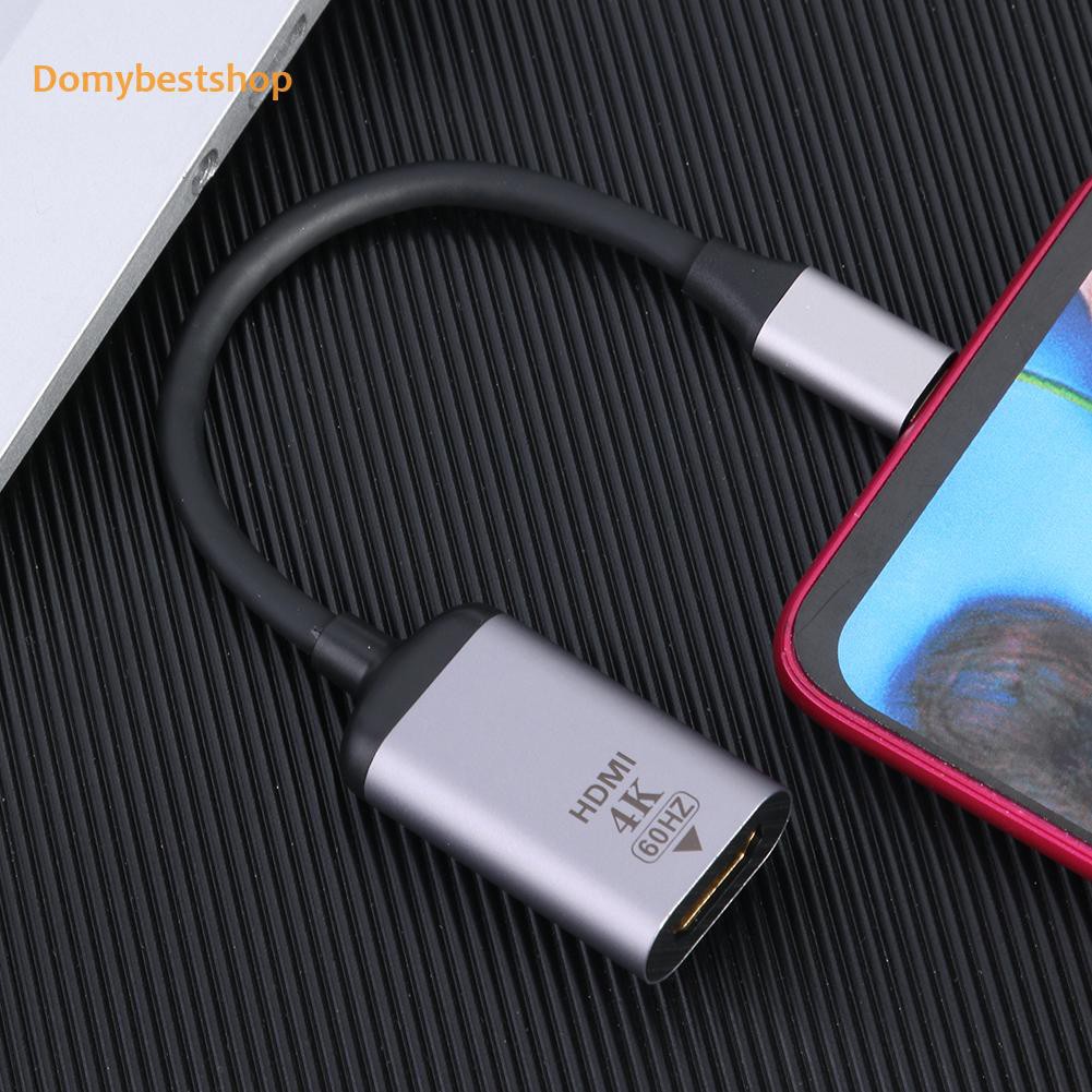 Dây Cáp Chuyển Đổi Usb C Sang Hdmi Type C Đầu Cắm 4k Cho Laptop / Điện Thoại / Máy Tính Bảng