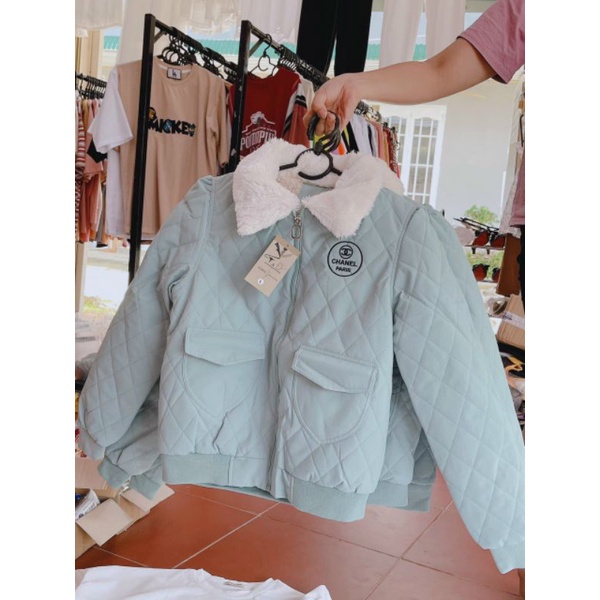 Áo Khoác Phao Béo 3 MÀU [ hàng sẵn]  ⚡️HÀNG SIÊU SALE  ⚡️ áo khoác đại hàn cho nữ  dáng rộng | BigBuy360 - bigbuy360.vn