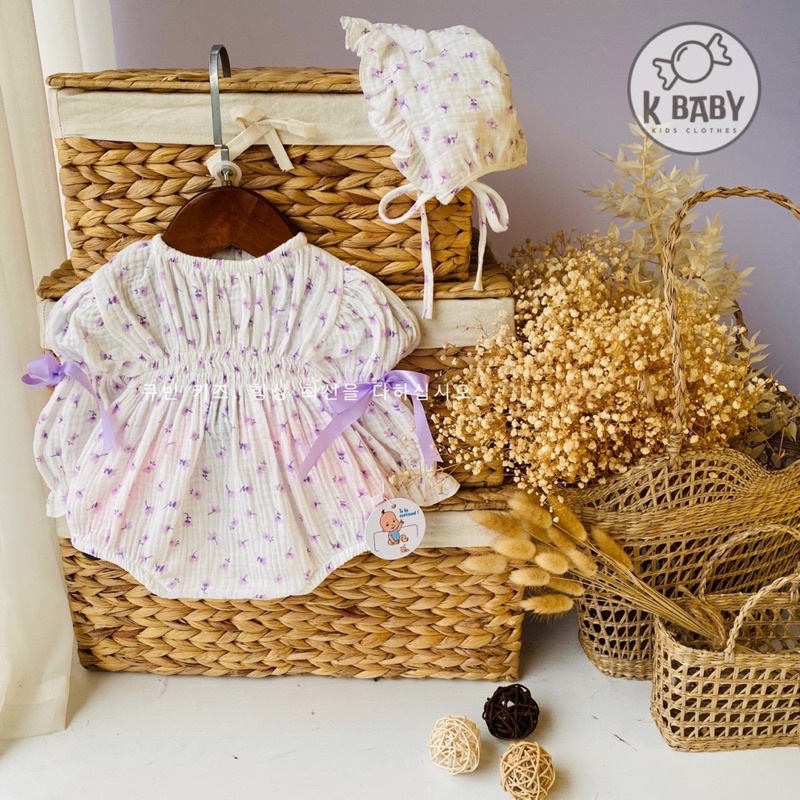 Bodysuit bé gái 4-13kg