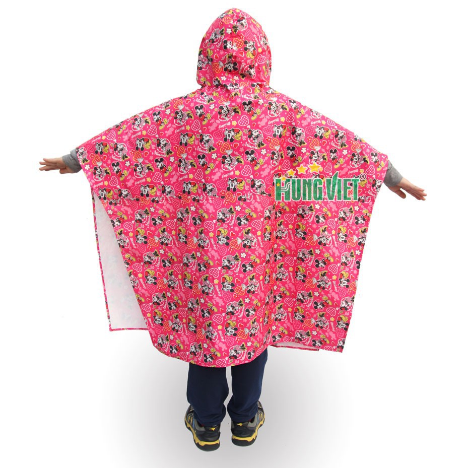 Áo mưa choàng trẻ em chính hãng chống thấm tuyệt đối