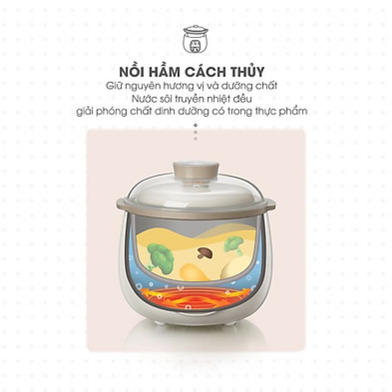 Nồi nấu cháo chậm Bear phiên bản quốc tế