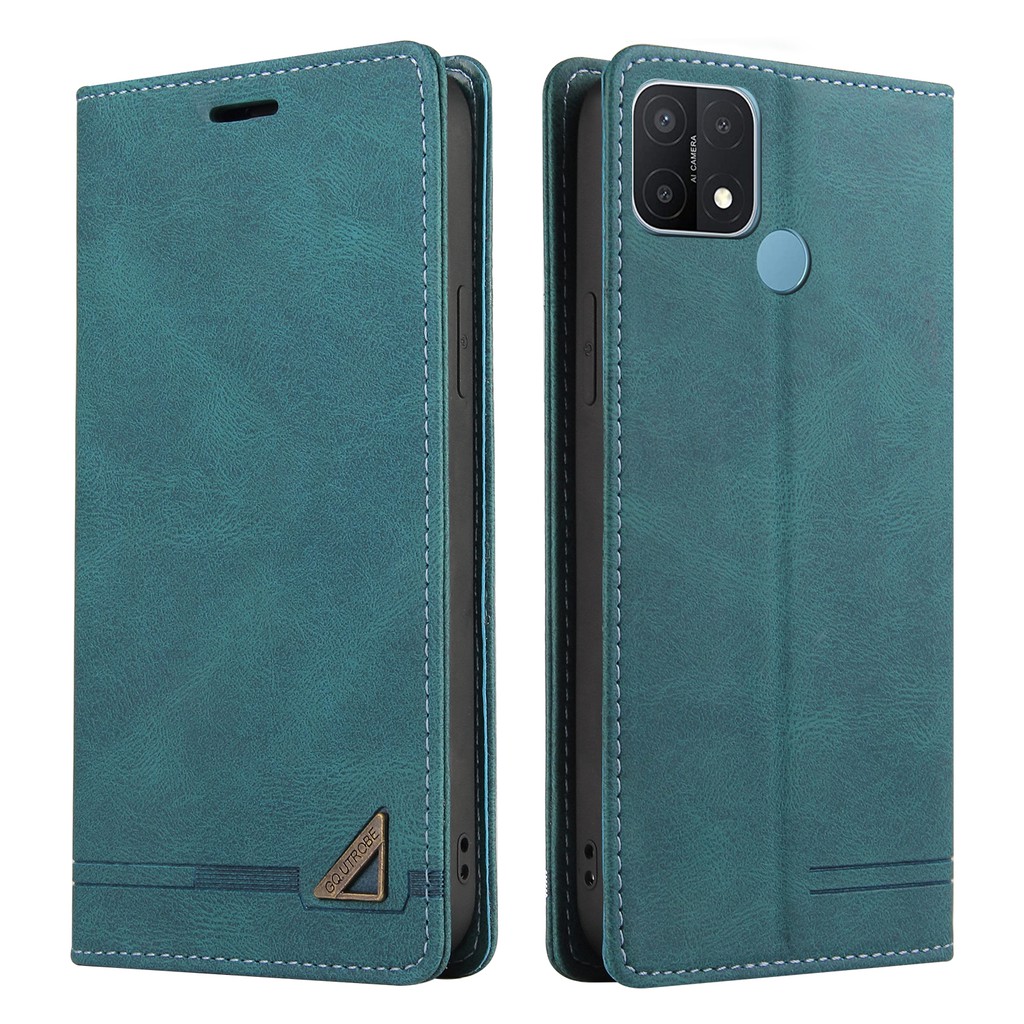 Case for Oppo A15 / A15S 008 Bao da điện thoại có ngăn đựng thẻ cao cấp cho