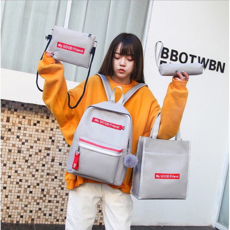 Combo balo nữ My Good Friend , Combo balo nữ đẹp , Combo balo nữ giá rẻ , hàng quảng châu cao cấp