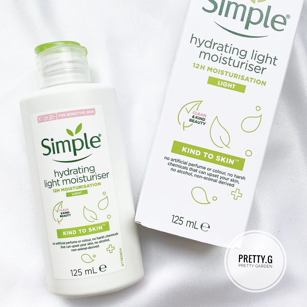 Combo 4 Món Dưỡng Da nhà Simple Kind To Skin Dịu Nhẹ Kể Cả Da Nhạy Cảm Nhất