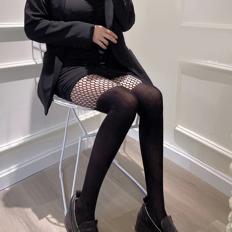 Quần Tất Màu Đen Phong Cách Lolita Gợi Cảm Cho Nữ