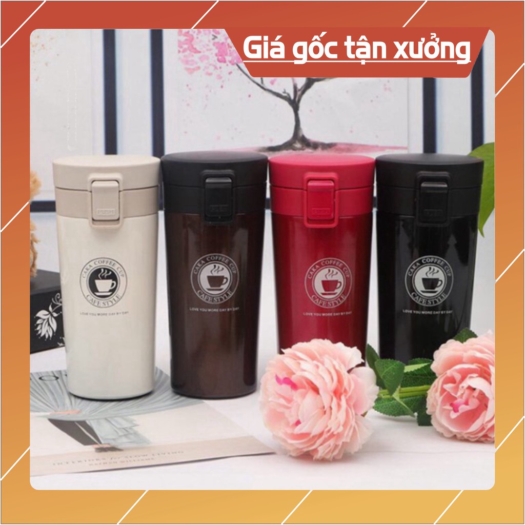 [ sale mùa hè] Bình giữ nhiệt inox 2 lơp CAKA COFFEE cup .