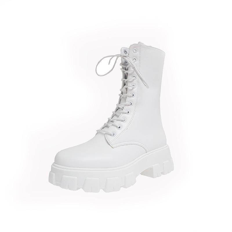 Boot Nữ Freeship Giày Bốt Cao Cổ Kéo Khoá Cá Tính Phong Cách Thời Trang Mã 190