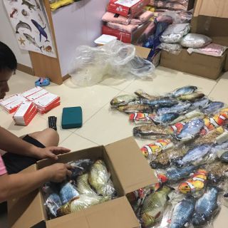 Cá 3D đồ chơi giãy đành đạch