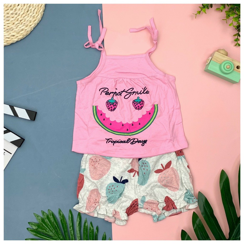 Bộ 2 dây cho bé gái siêu xinh , siêu mát , thương hiệu Litibaby