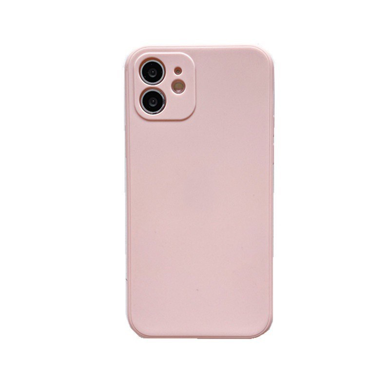 Sang Trọng Ốp Điện Thoại Silicon Dẻo Mềm Mỏng Màu Kẹo Cho For iPhone 12 11 Pro Max