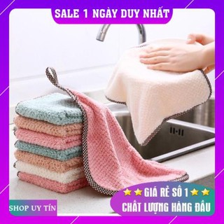 Khăn bếp lau bát đũa thìa nĩa