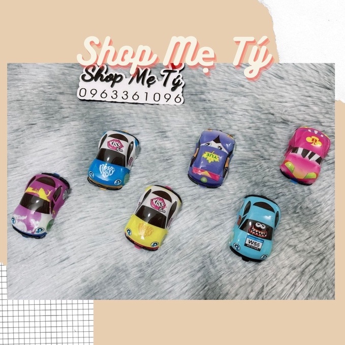 Xe ô tô đồ chơi mini chạy đà cho bé siêu cute