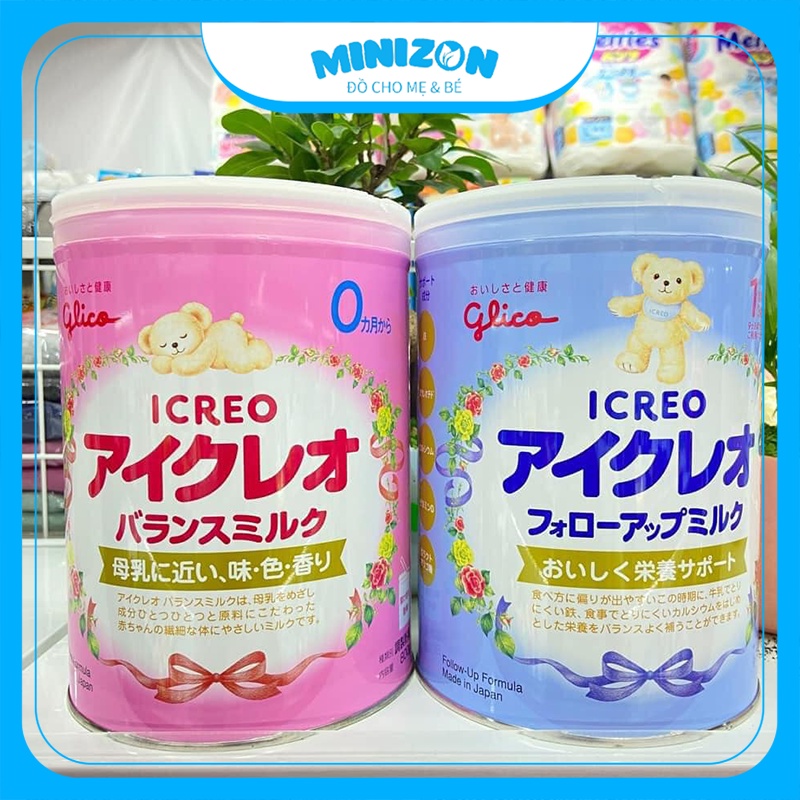 Sữa Glico Icreo Số 0/Số 1 800g Nhật Bản