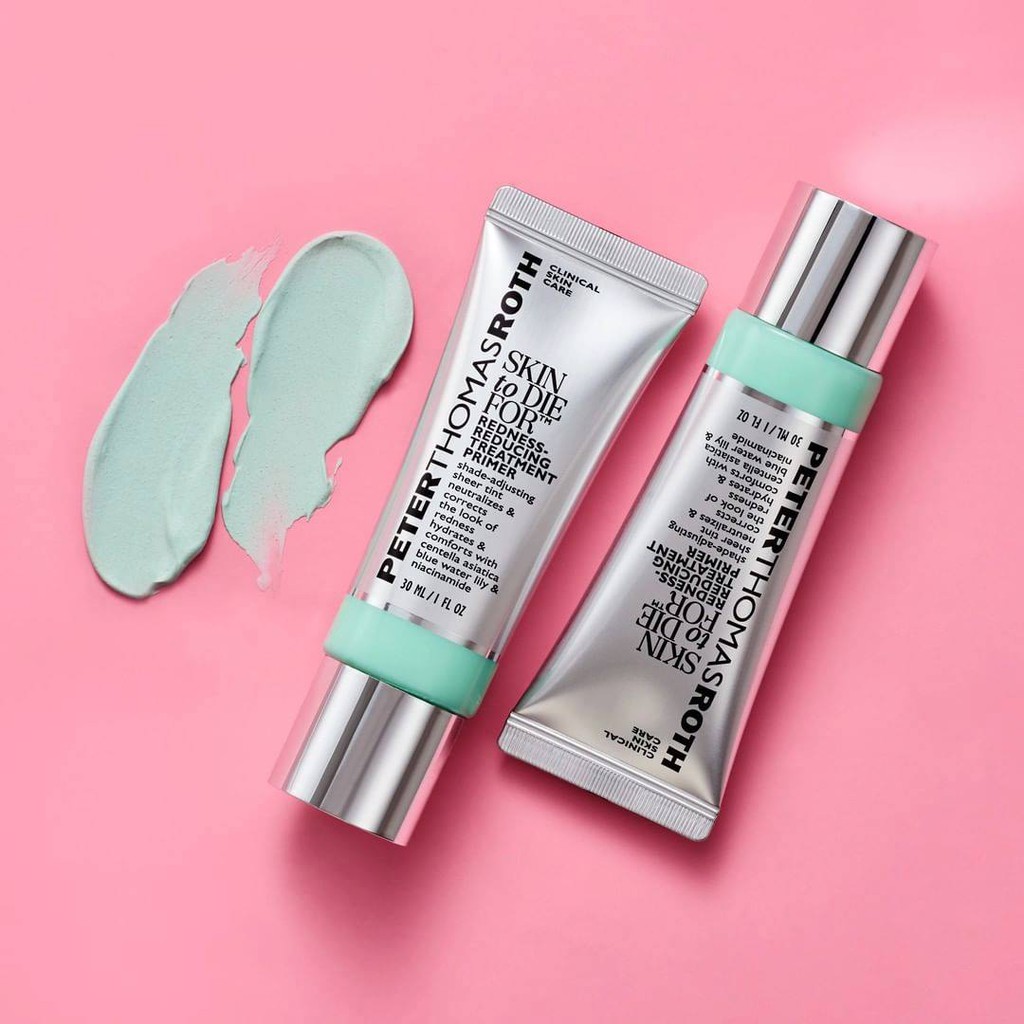 Peter Thomas Roth ✨ Kem lót giúp giảm nốt ửng đỏ và làm đều màu da Skin To Die For Redness-Reducing Treatment Primer