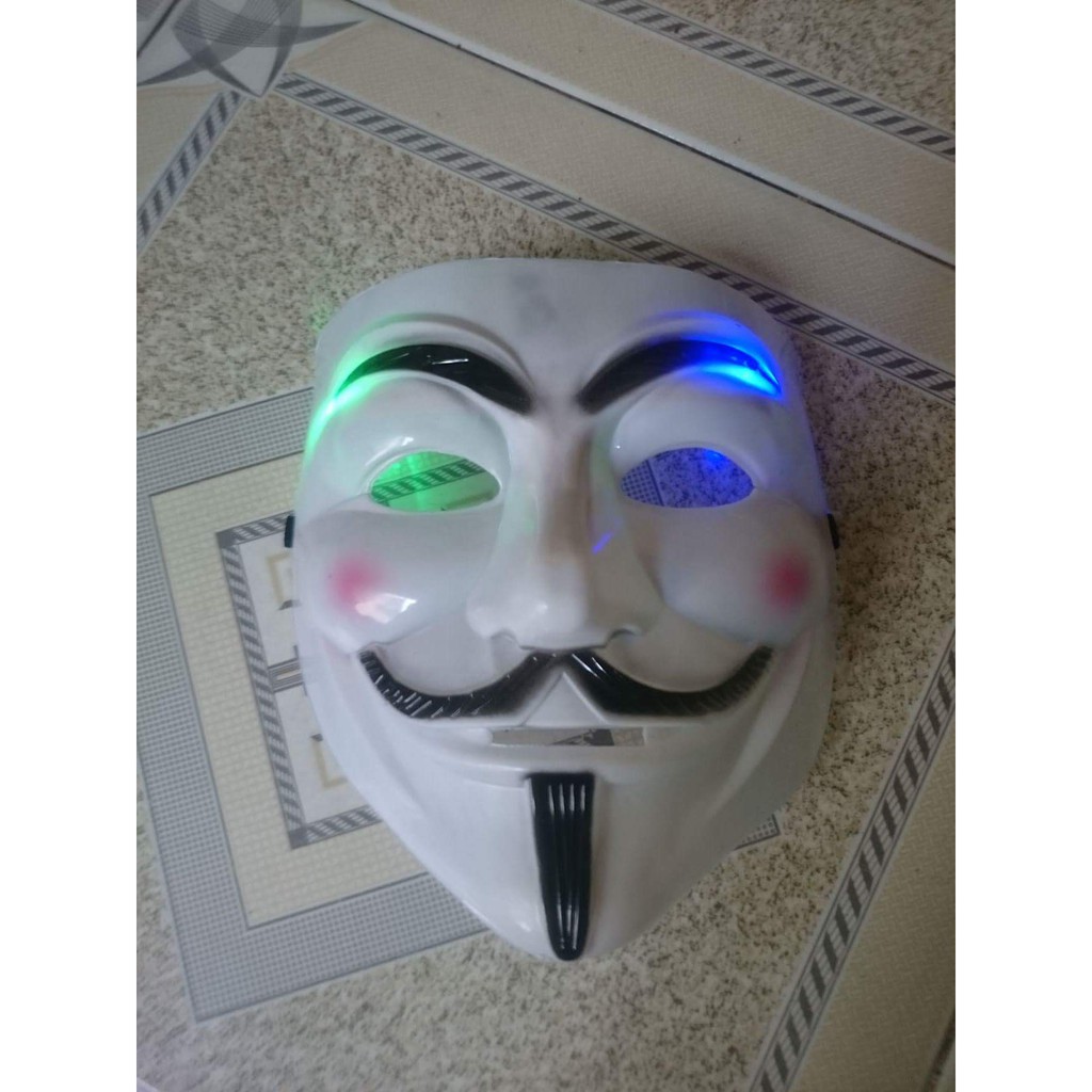 Đồ chơi Mặt Nạ Hóa Trang 💖𝑭𝑹𝑬𝑬𝑺𝑯𝑰𝑷💖 Hacker anonymous Màu Trắng lễ hội halowen halloween