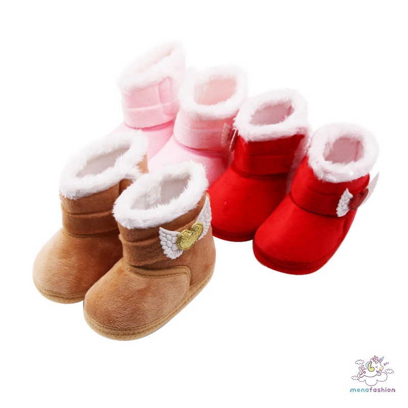 Giày Bốt Cotton Cổ Cao Chống Trượt Dễ Thương Cho Bé