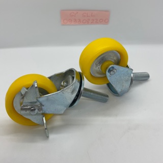 Bánh xe đẩy 5F Vàng Ốc khoá và không khoá