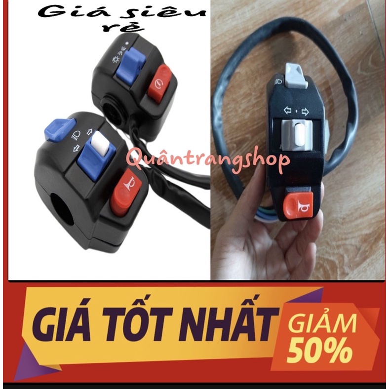 Cùm Công Tắc Xe điện Xmen Chính hãng gồm Trái + Phải