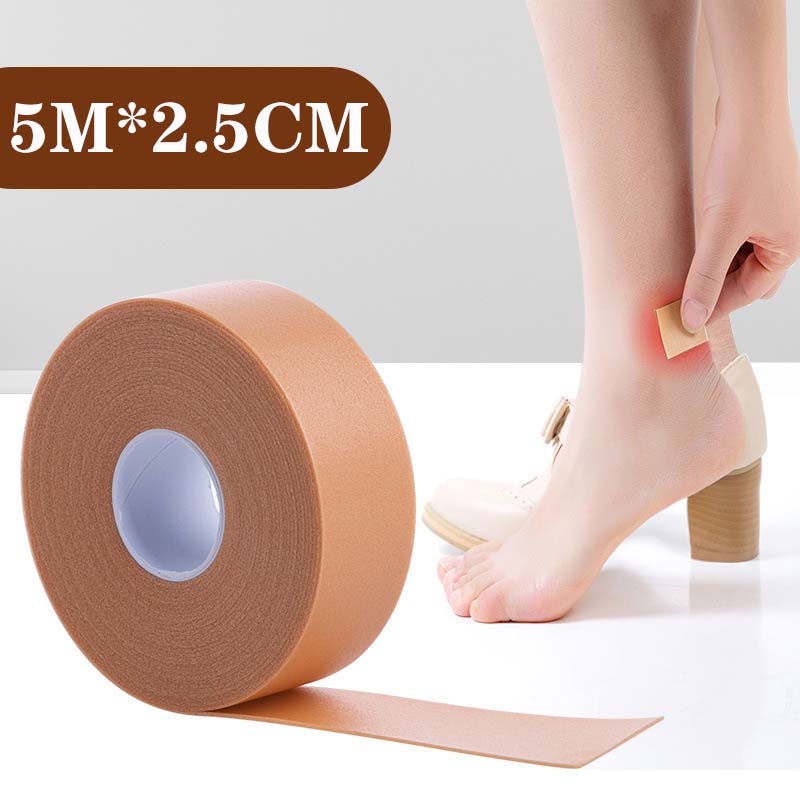 Cuộn Băng Keo Xốp Mềm Dày 5M Vô Hình Dán Bàn Chân Chống Mòn Chống Nước