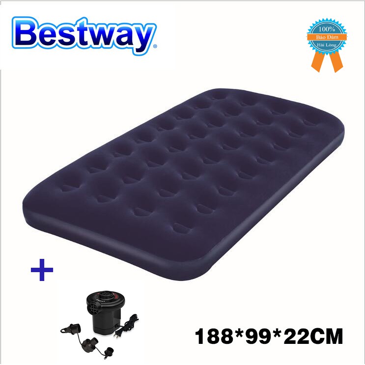 Đệm hơi Bestway 67001 Kèm bơm điện - Nệm hơi Bestway 67001