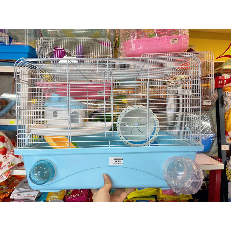Lồng nhà máy ống nối dành cho hamster / đuôi mập/... (size 47cm rất rộng rãi)