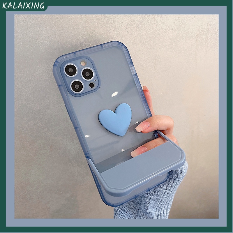 Ốp Điện Thoại Trong Suốt Họa Tiết Trái Tim Cho iPhone 13 Promax X XS XR 11 12Pro 12ProMax