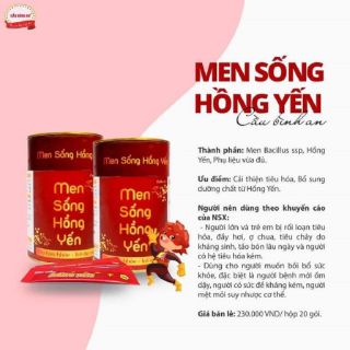 men sống hồng yến cầu bình an