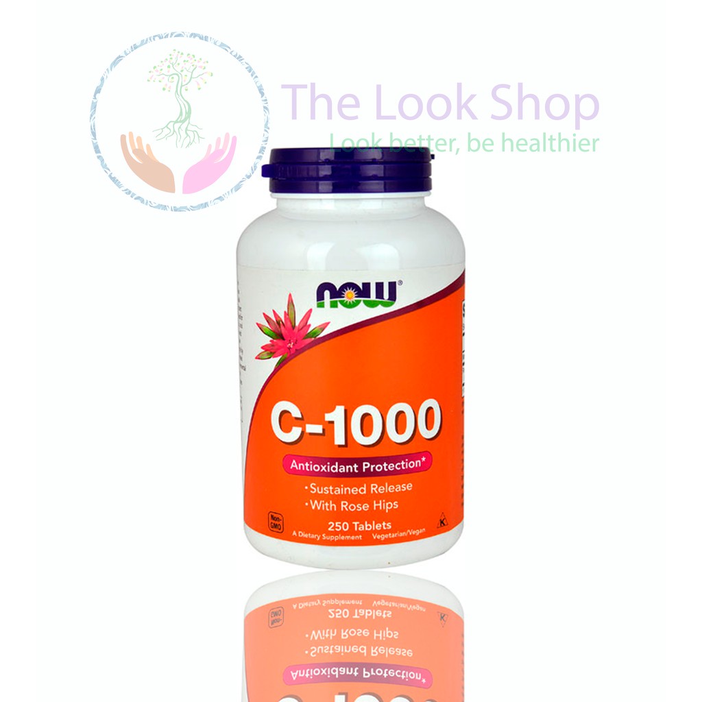 USA- Viên uống Vitamin C-1000 with Rose Hips and Bioflanovoids NOW