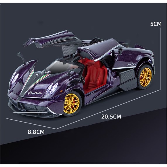 Xe mô hình Pagani Huayra 1:24 Chezhi