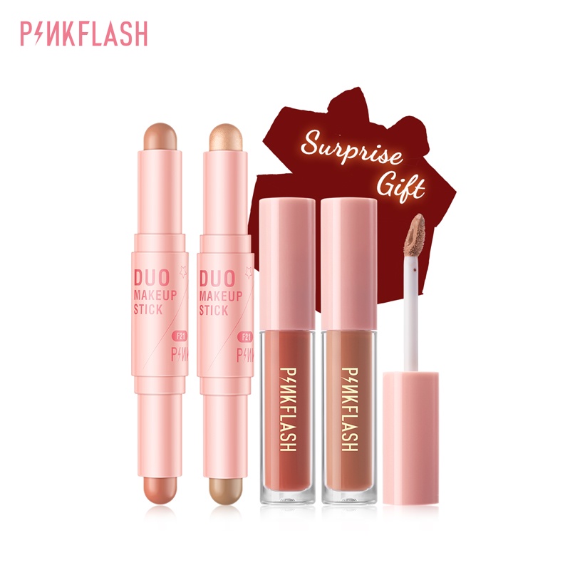 Bộ mỹ phẩm trang điểm PINKFLASH phong cách Giáng Sinh tùy chọn tiện lợi