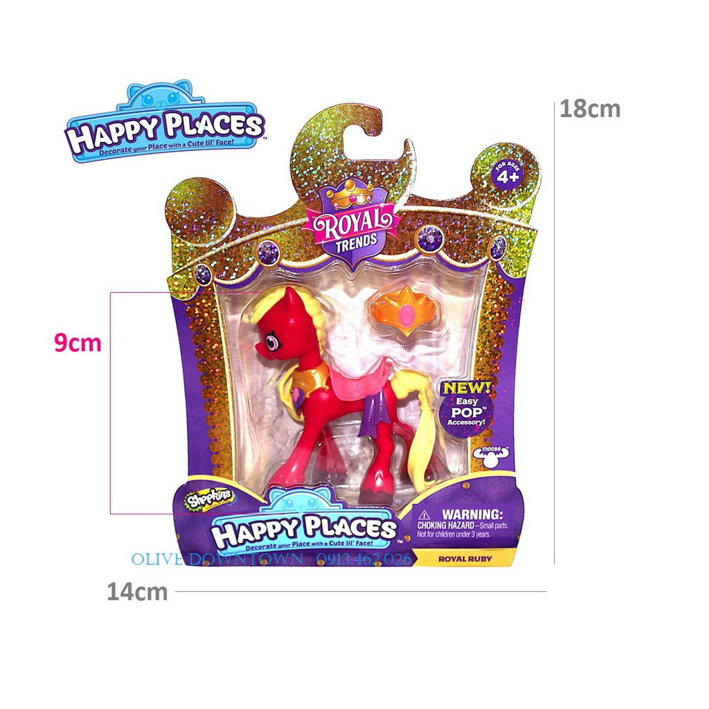 Hộp 🌼 Bé Ngựa Hoàng gia RUBY - Shopkins Royal Ruby - MỚI NGUYÊN HỘP