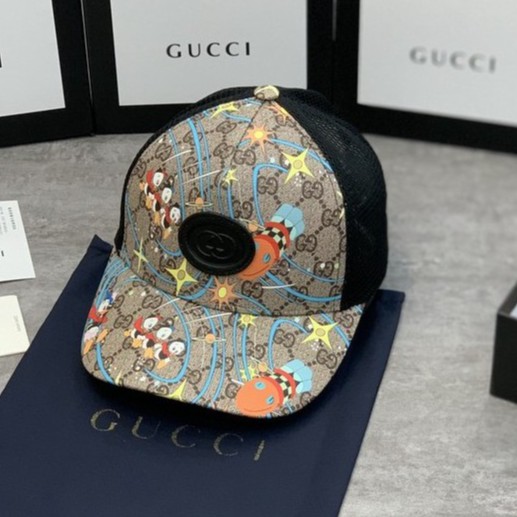 Mũ gucci vịt fullbox chất liệu da cao cấp hoa văn họa tiết đường chỉ sắc nét GCV