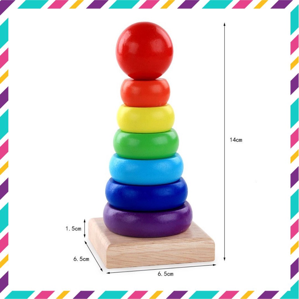 Combo 6 món đồ chơi gỗ thông minh cho bé, đồ chơi phát triển tư duy cho bé từ 1 - 6 tuổi