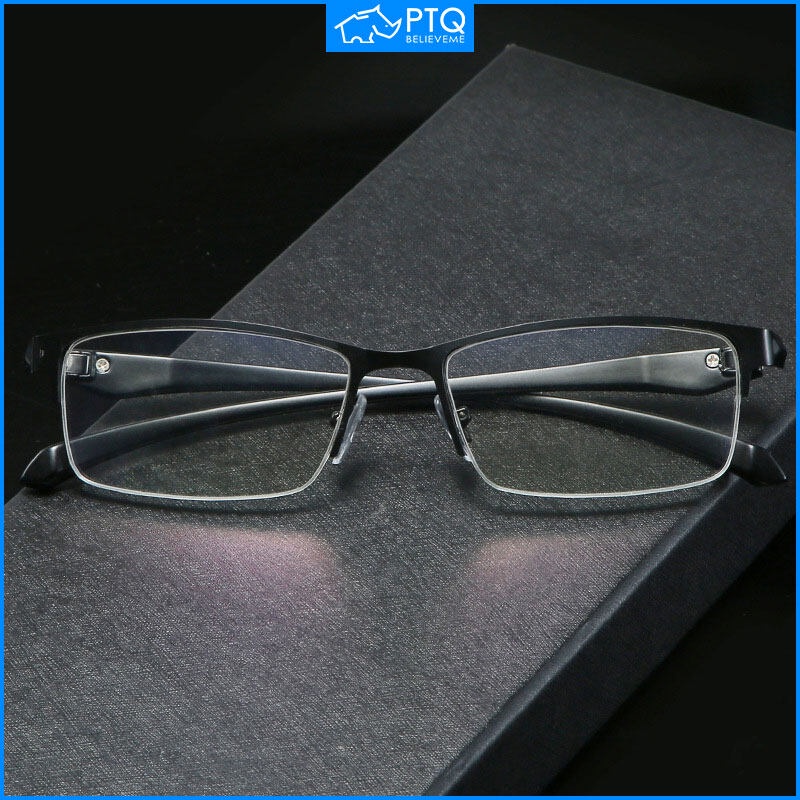 Kính Đọc Sách Nửa Gọng + 1.0 + 2 0 + 3 0 + 4.0 Phong Cách Doanh Nhân Cho Nam