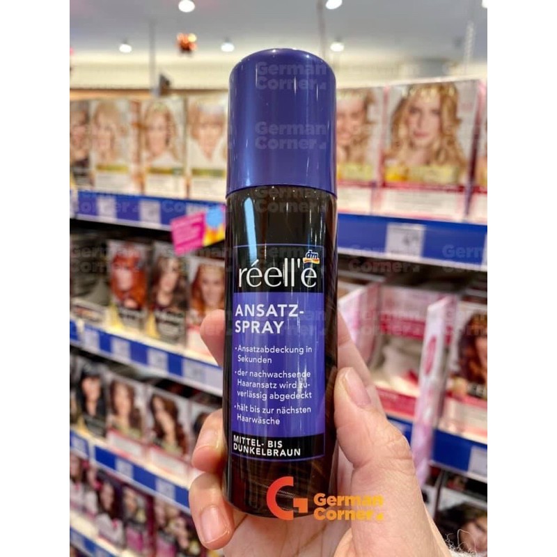 Bình xịt nhuộm tóc tạm thời ( hàng nhập từ Ý) 75ml