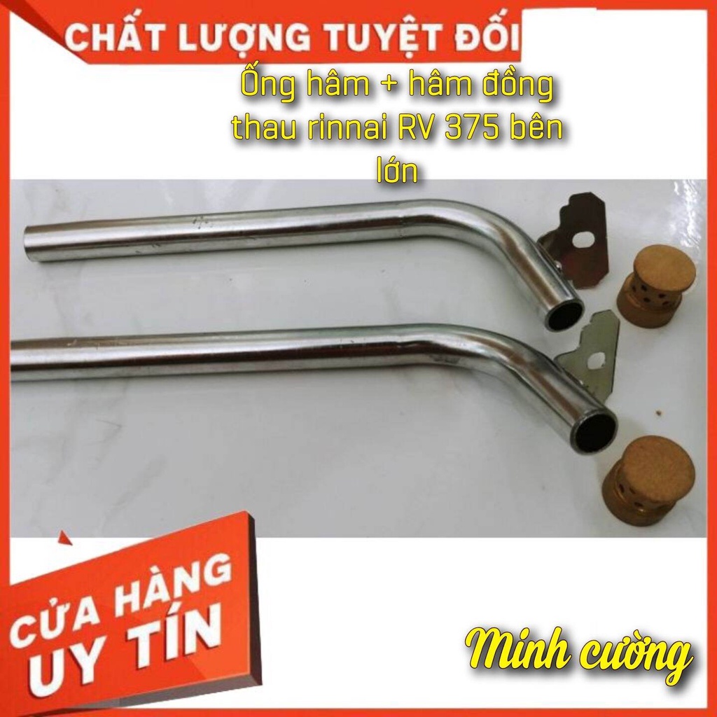 1 ỐNG ĐIẾU TRÒN + 1 HÂM BẾP GAS RINNAI RV365, RV375 , RV660, RV770, RV870, RV960, RV 7SLIM...