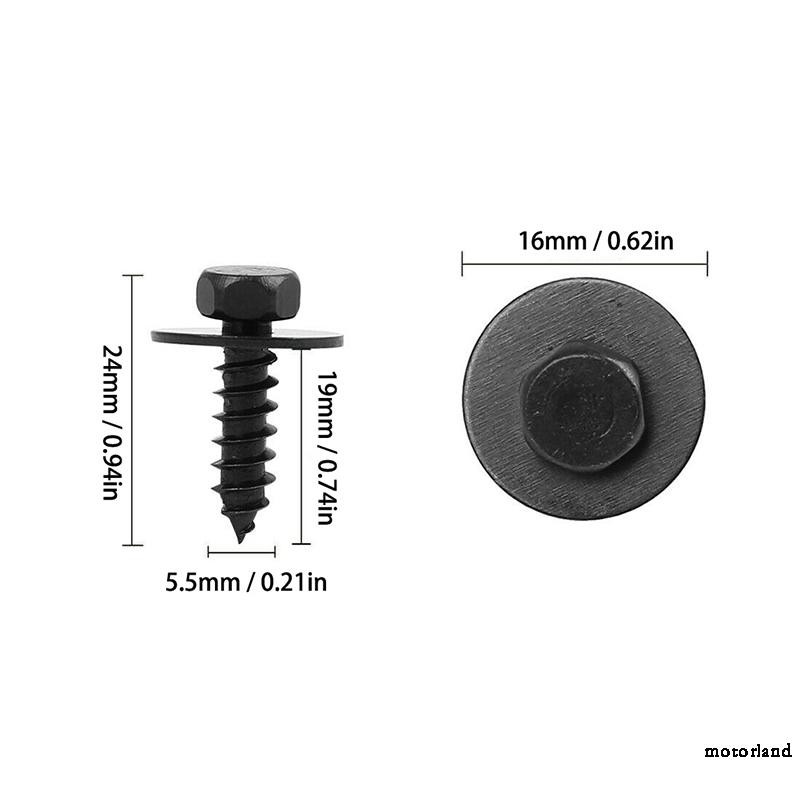 Set 30 Ốc Vít Phụ Tùng Thay Thế Cho Xe Toyota
