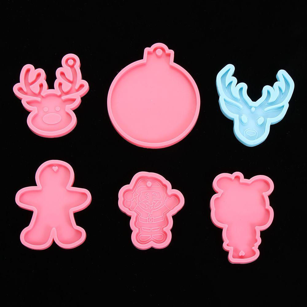 Khuôn Làm Trang Sức Bằng Đất Sét Hình Tuần Lộc Giáng Sinh SHOUKEY