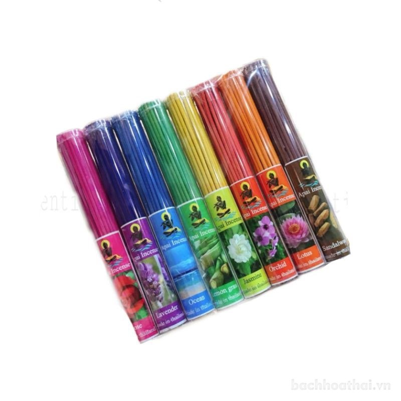Bó nhang thơm mùi tự nhiên Apai incense Thái Lan 1 bó (mùi ngẩu nhiên)